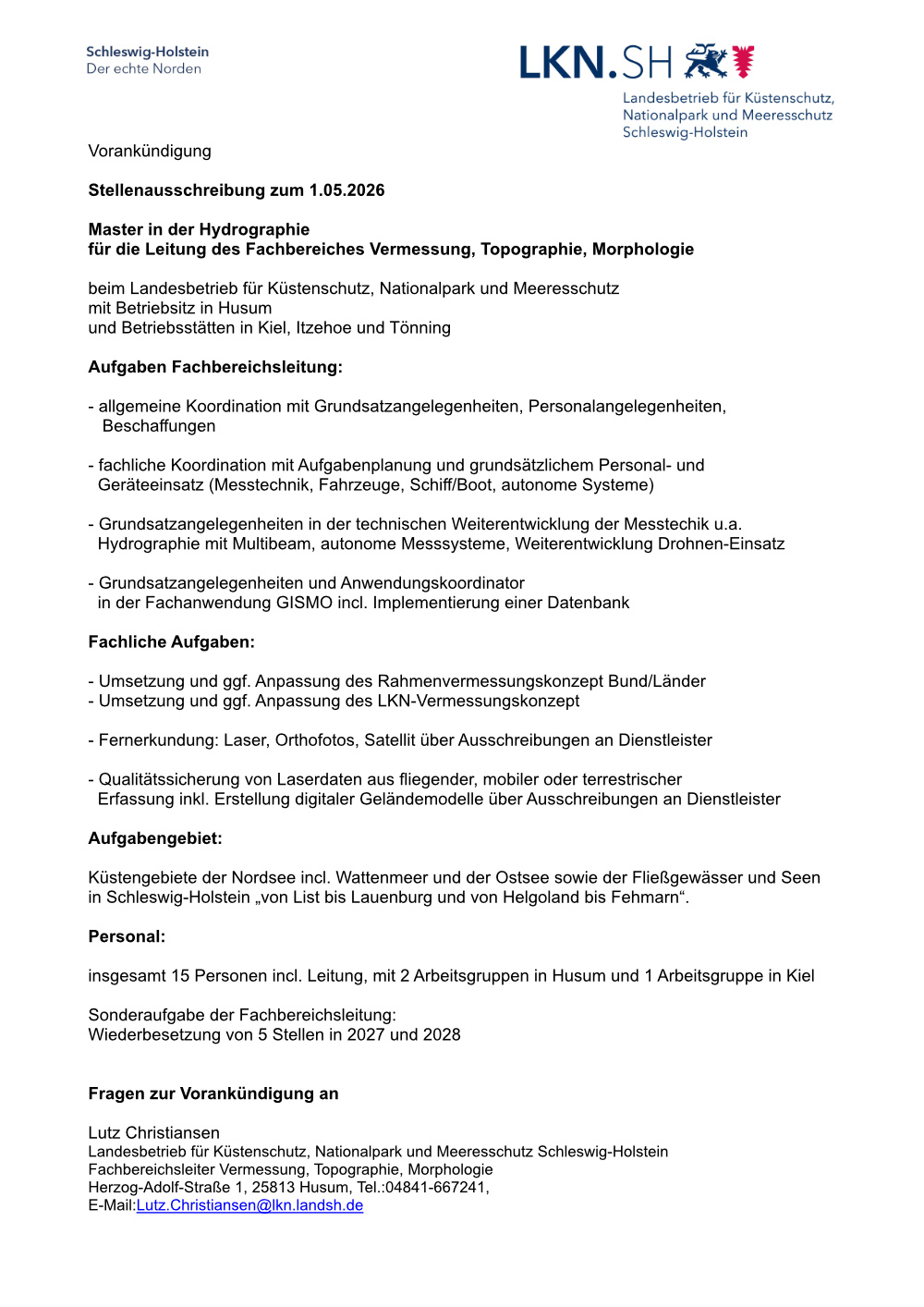 LKN Vorankündigung FBL22 Stelle